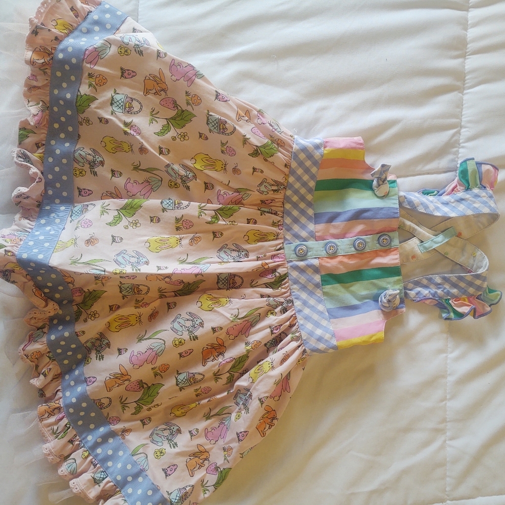 Matilda Jane Easter bunny dress toddler size 4